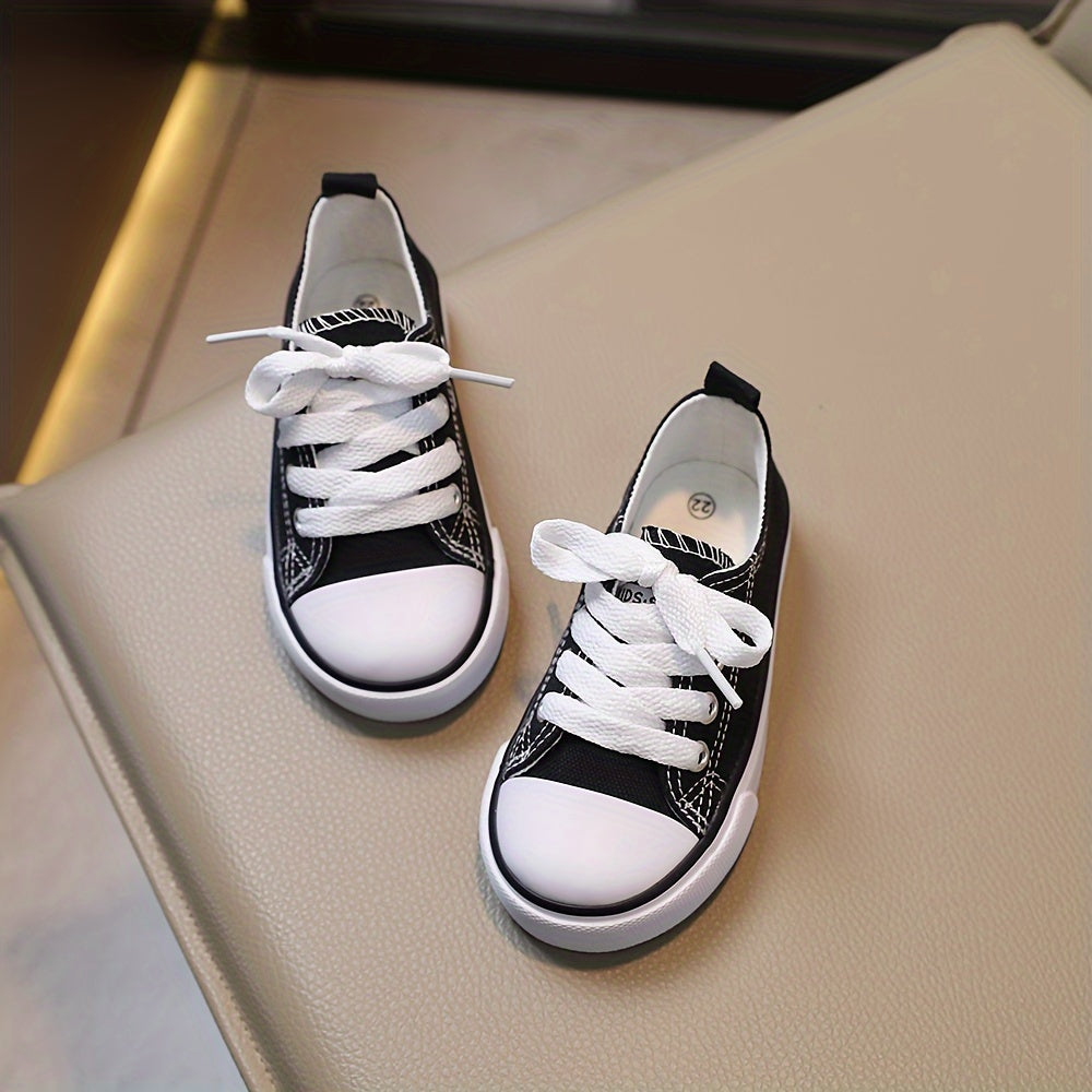 Girls Canvas Sneakers - Ultra-Lightweight & Super Comfortable - Anti-Slip Walking Shoes for Spring & Summer Adventures - Ideal for Outdoor Play
