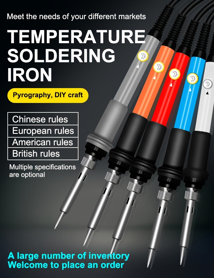 71pcs/set, Temperature regulating electric soldering iron tool, Wood Burn Tools Kit, for Carving Embossing