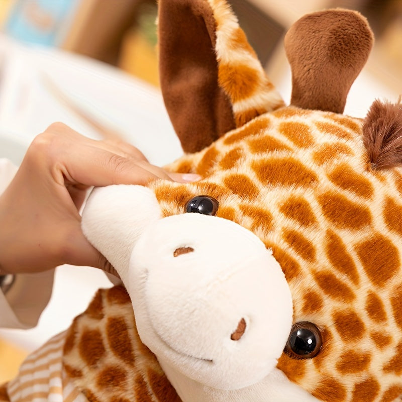 1pc Soft Cartoon Faux Giraffe Plush Toys, Perfect Party Decor, Room Decor, Home Decor