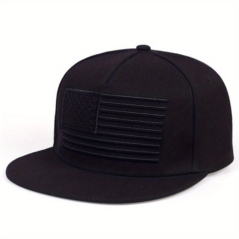 1pc Men's American Flag Baseball Cap, Hats For Outdoor Sports, Men's Hats