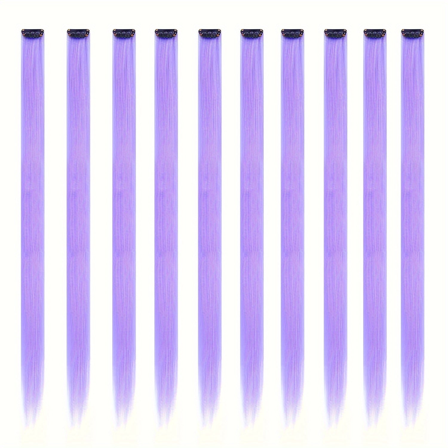 10 Pack HUAQIN Clip-In Hair Extensions for - 18 Inch