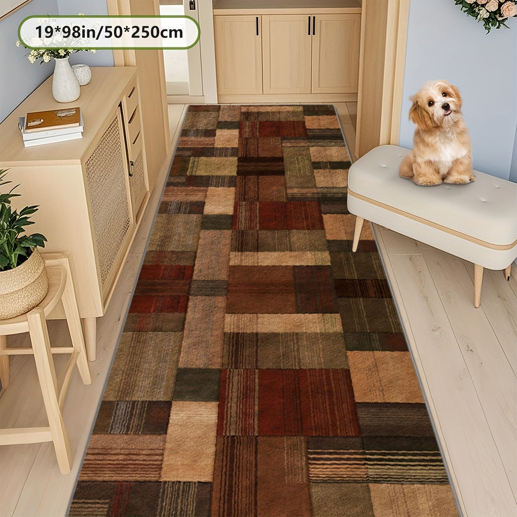 2D Printed Rugs for Stylish Home Decor, Suitable for Commercial Spaces. Long Runner Carpets for Living Rooms, Sofa Mats, Bedroom Rugs, Bedside Mats, And Entrance Doormats. Ideal for Dining Tables And Coffee Tables, Applicable