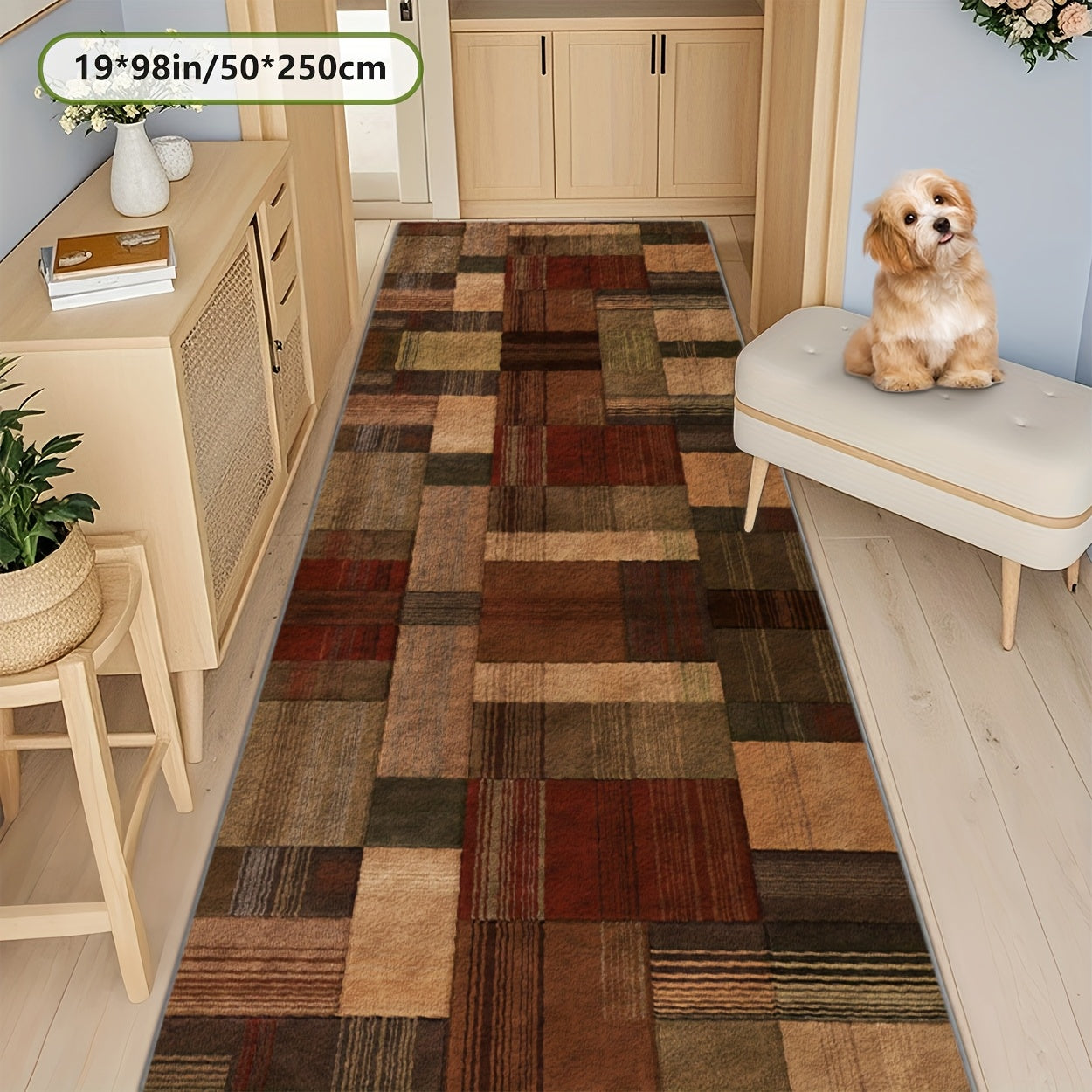 2D Printed Rugs for Stylish Home Decor, Suitable for Commercial Spaces. Long Runner Carpets for Living Rooms, Sofa Mats, Bedroom Rugs, Bedside Mats, And Entrance Doormats. Ideal for Dining Tables And Coffee Tables, Applicable
