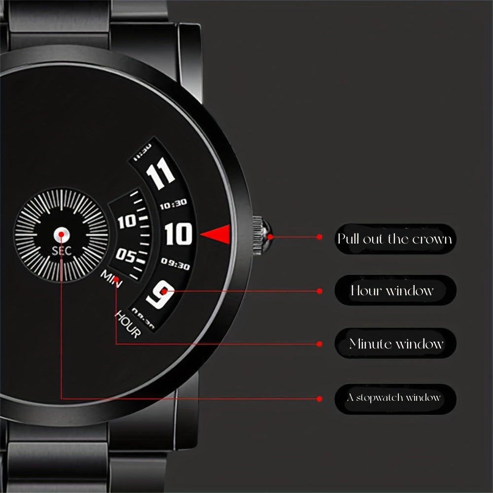 New technology personality trend high-grade men's watch  cool handsome everything durable mesh belt sports youth student men's watch