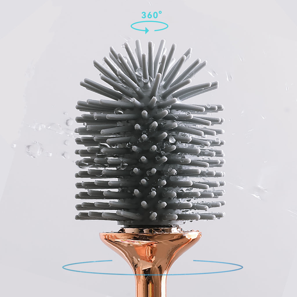 Aokala Toilet Brush And Holder, Elegant Toilet Bowl Brush Set