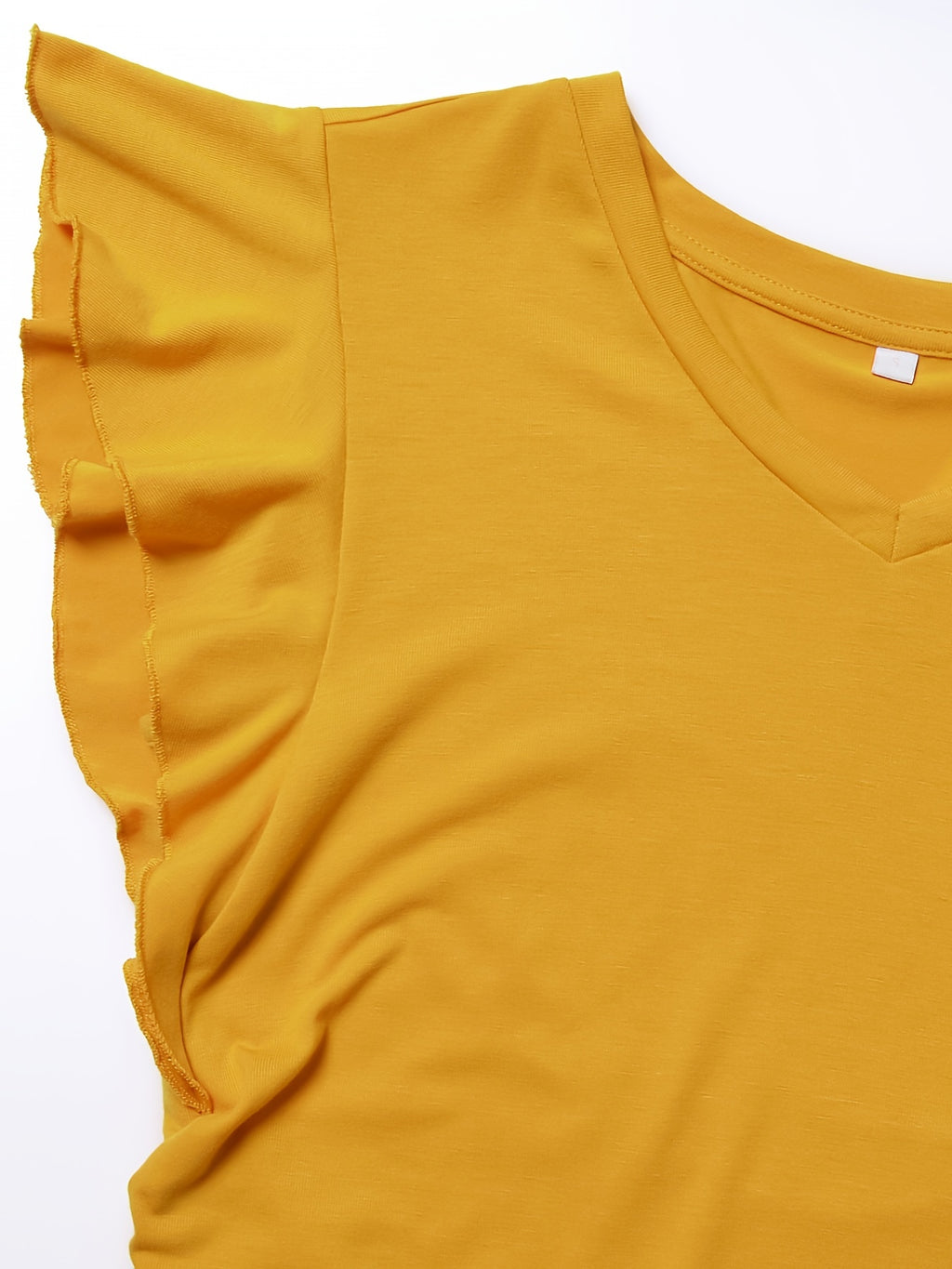 Women's Maternity Casual Ruffled Slim Fit V-neck T-shirt For Summer Holiday