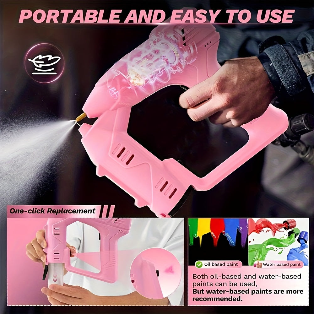 11 Inch Electric Paint Spray Gun, Handheld High Power Portable Cordless Paint Spray Guns