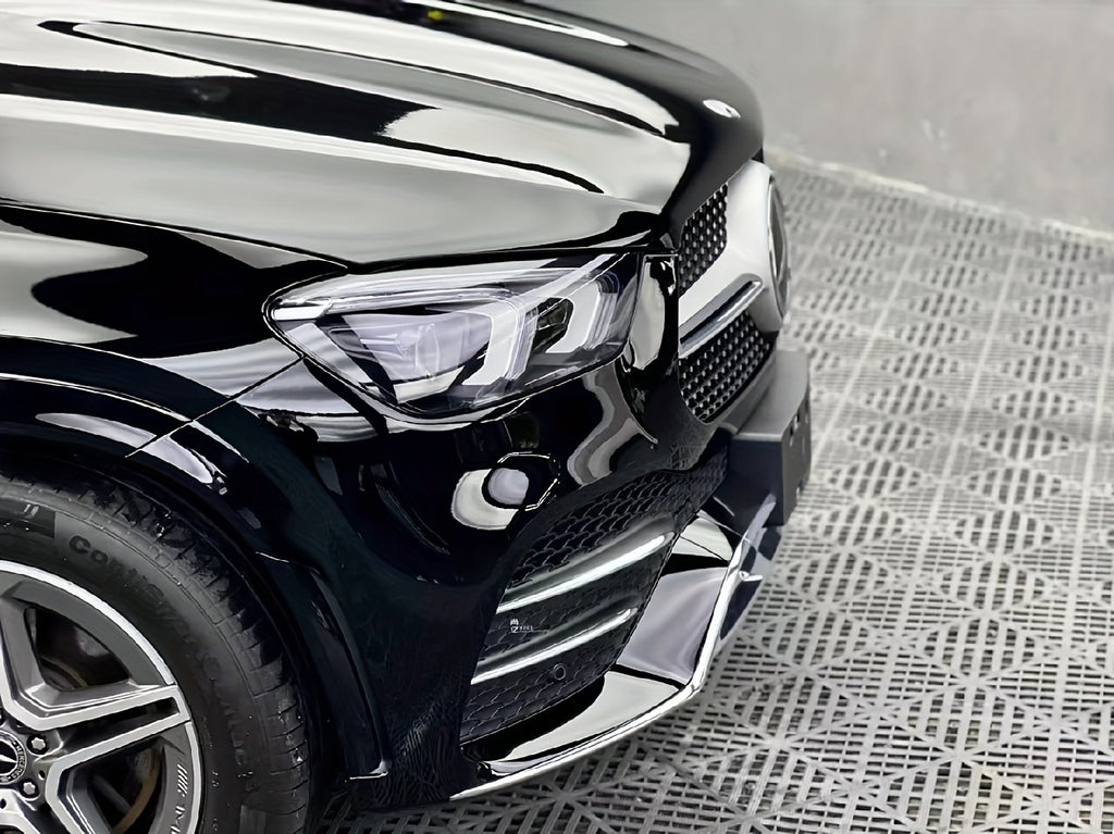 High Gloss Black Vinyl Car Wrap Roll with Free Squeegee, 19.69x78.74 inch PVC Film for Engine Hood & Motorcycle Paint Protection, Scratch-Resistant Automotive Vinyl Wrap for Various Models