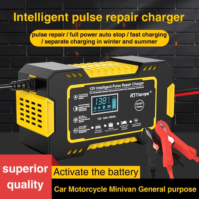 [Smart Battery Charger] RJTIANYE Smart Pulse 12V 6A Battery Charger