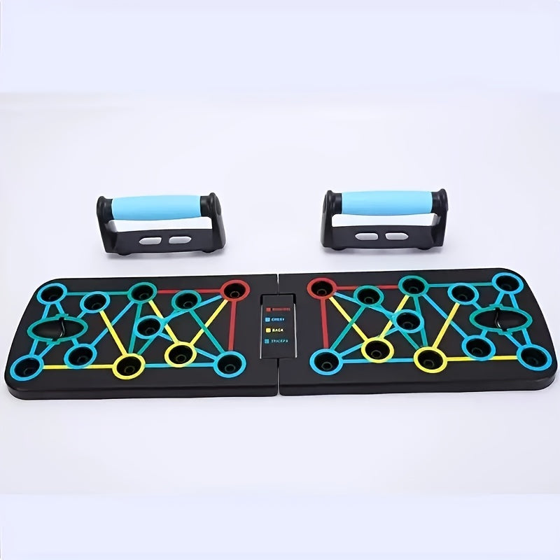 Multi-Functional Push Up Board For Home Workouts - Detachable Bars For Targeted Muscle Training