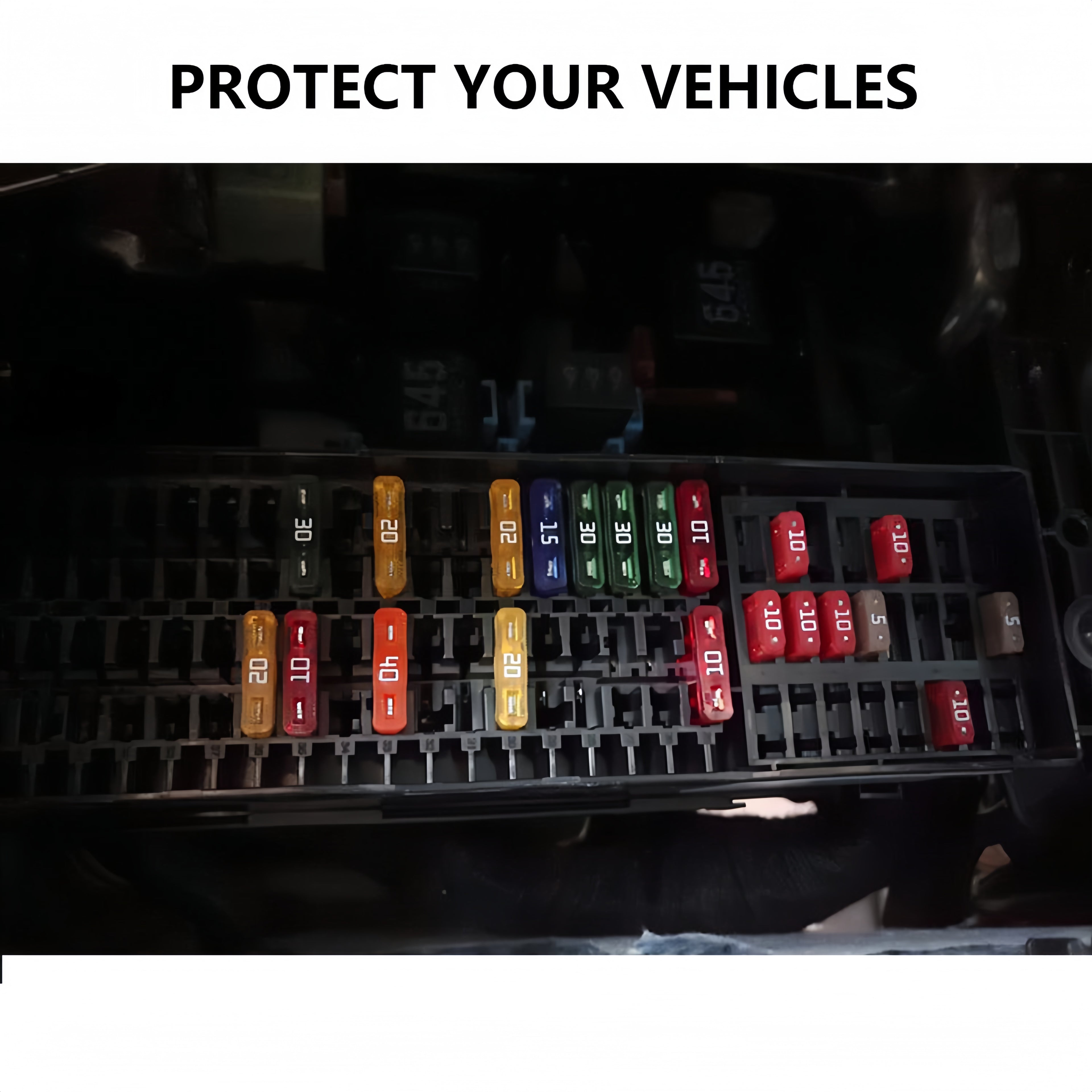 140Pcs Car Fuses Assortment Kit - Blade-Type Automotive Fuses - Standard and Mini - Replacement Fuses for Car/SUV/RV/Truck/Boat