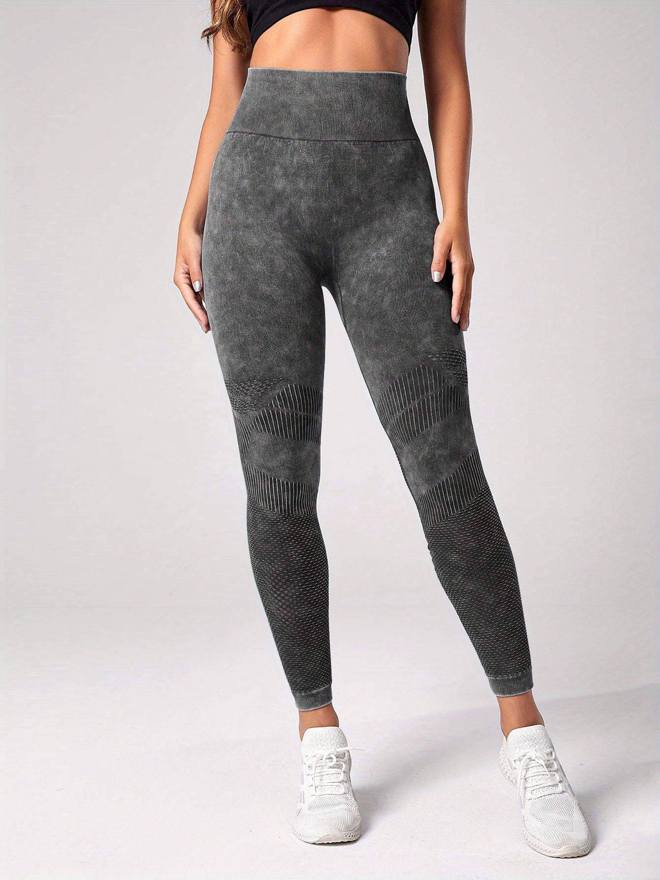 Women's High Waist Yoga Leggings - Elastic and Breathable Fitness Pants for Sports and Activewear