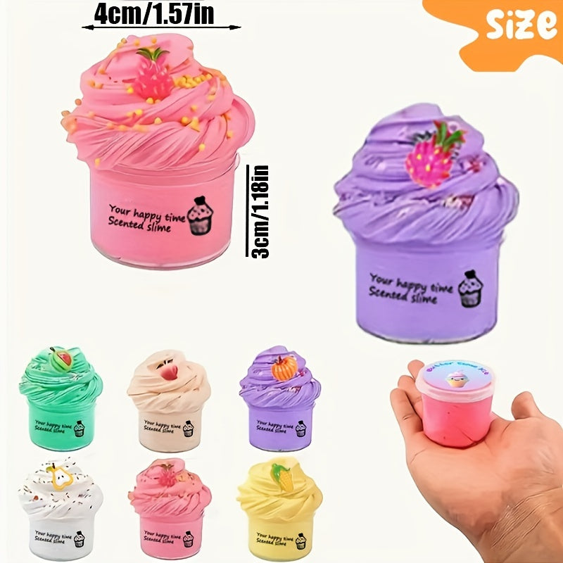 60pcs Mini Butter Slime Kit - Perfect Party Favors for Youngsters, Relax Toys, Ideal for Birthday Gifts & Holiday Stocking Stuffers