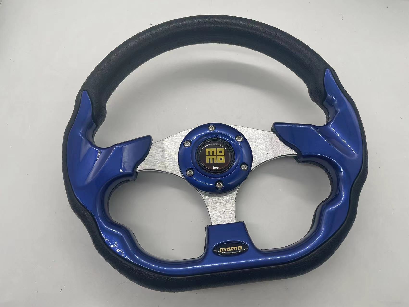 320mm Lightweight Racing Steering Wheel - Durable Aluminum Frame, Soft PU Grip - Universal Fit for Sports Cars