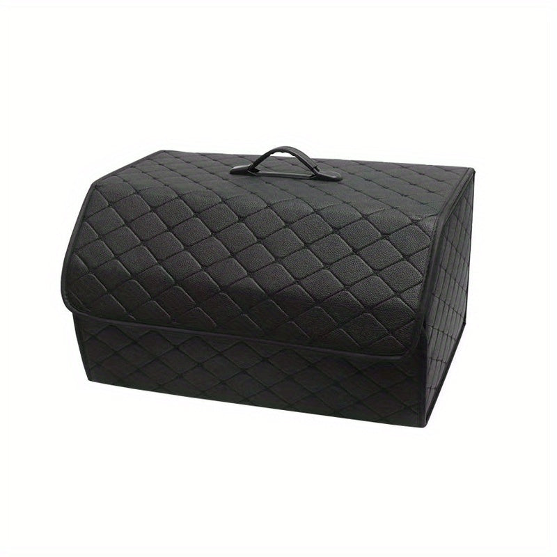 1pc Car Trunk Organizer Storage Box Collapsible Auto Cargo Storage Container Toys Food Storage Bag Car Stowing Automotive Accessories