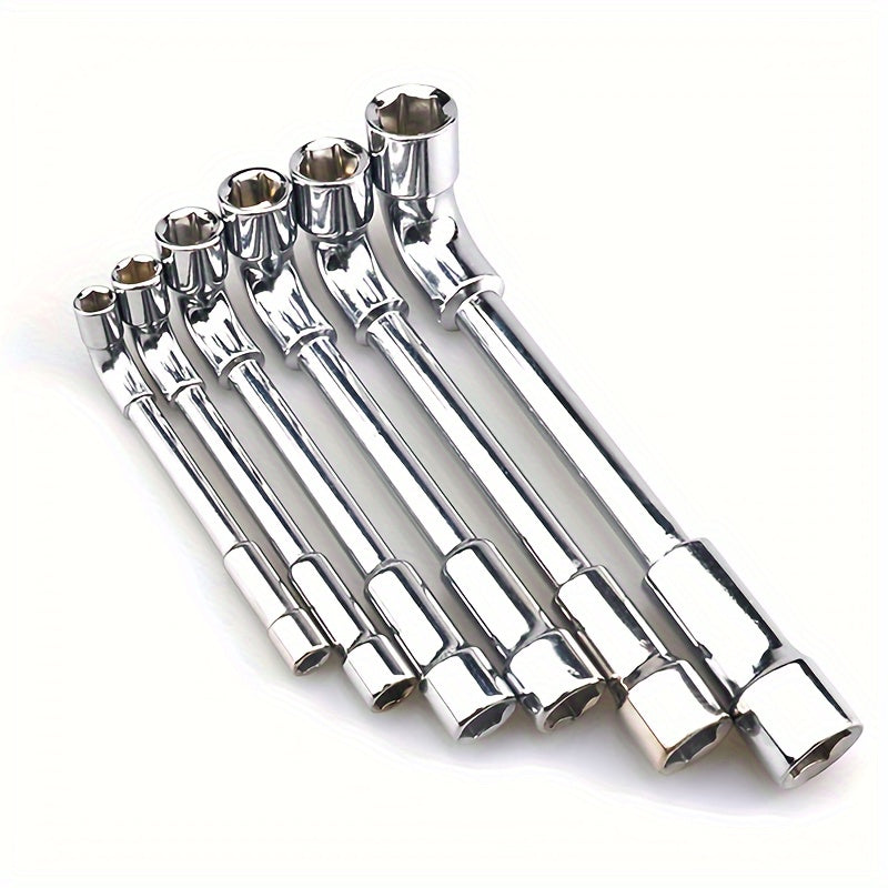 8pcs L-Shaped Socket Wrench Set, Metric 6-19mm L-Shaped Hex Key