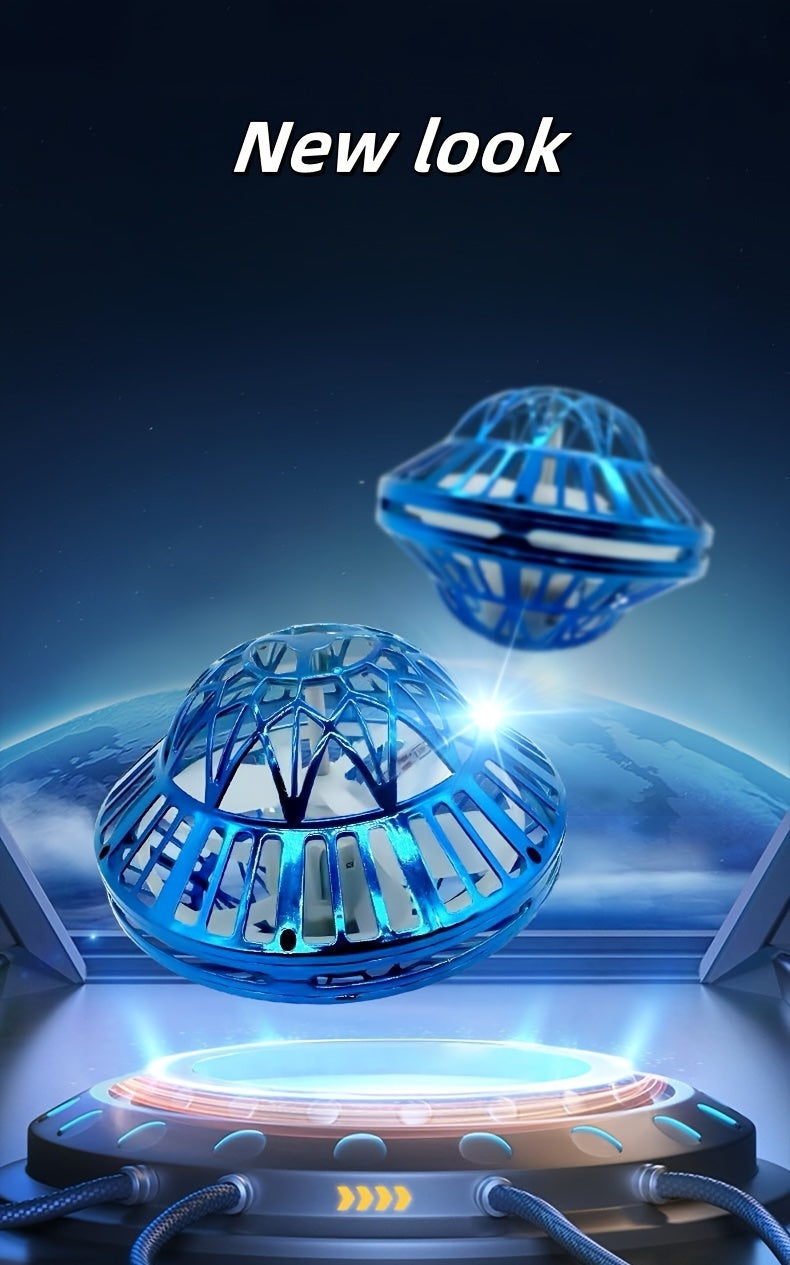 Third Generation Intelligent Sensing UFO, Automatic Spinning Aerocra, Charging, Colorful LED, New Strange Toys, Fall Resistant, Outdoor Toys, , Birthday Gifts halloween christmas gift