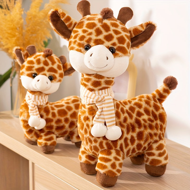 1pc Soft Cartoon Faux Giraffe Plush Toys, Perfect Party Decor, Room Decor, Home Decor