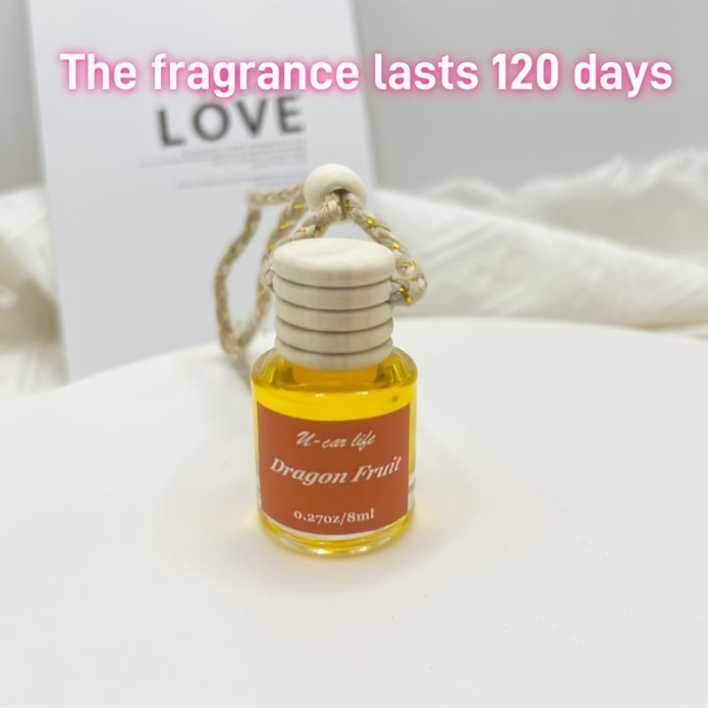 1PC Car Air Fragrance Oil Diffuser, Car Air Freshener, Car Oil Air Freshener, Car Oil Diffuser, Wood Automotive Air Fresheners, Long Lasting Car Air Freshener 8ml