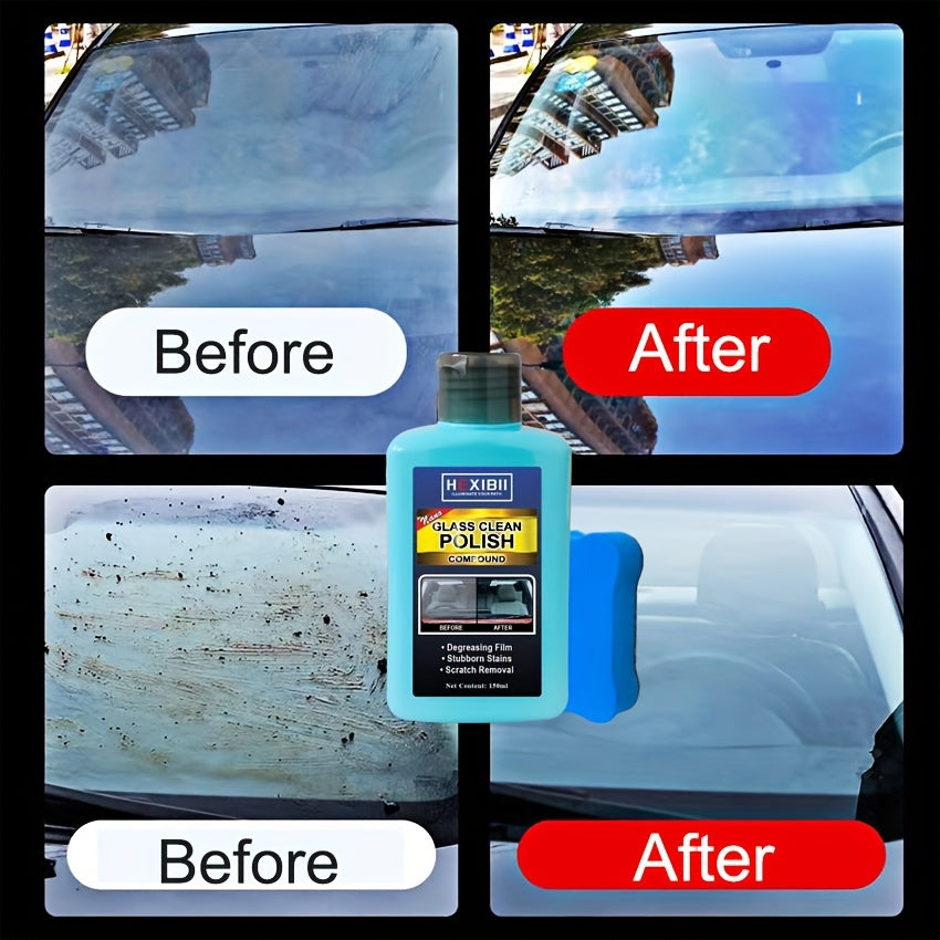 150ml Car Glass Oil Film Remover & Cleaner,  Automotive Glass Spray