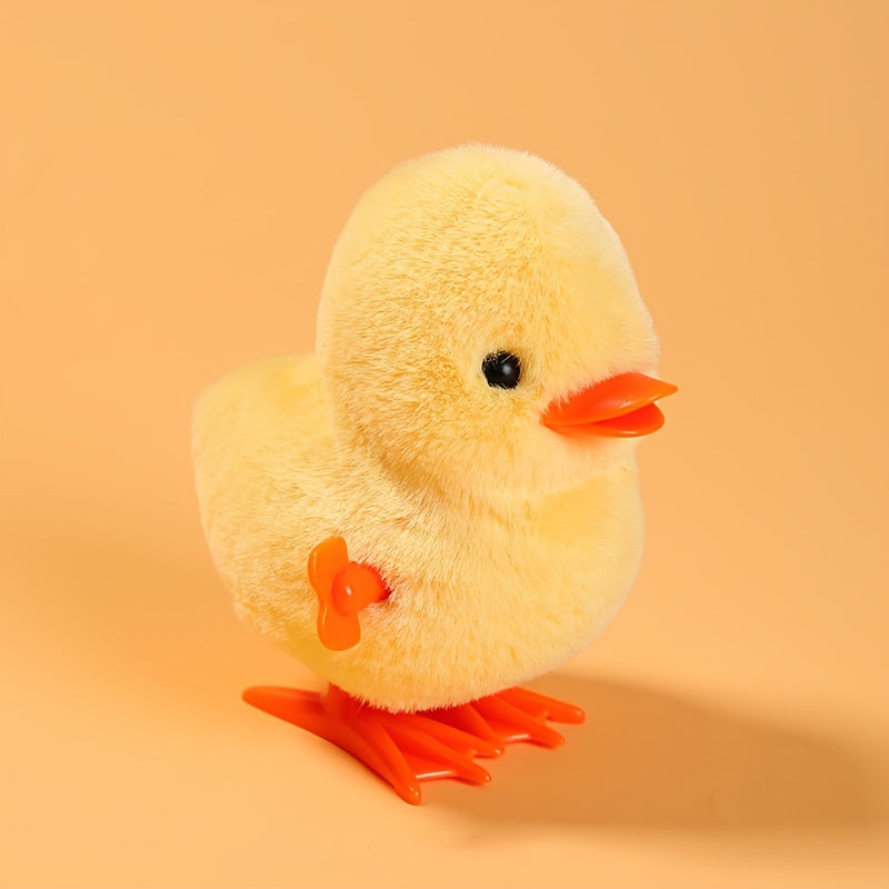 2 PCS Jumping Duck Wind-Up Toys: Novelty Chicken Hopping Windup Toy for Easter Basket Stuffers, Animals Walking Toy for Birthday Gifts & Party Favors
