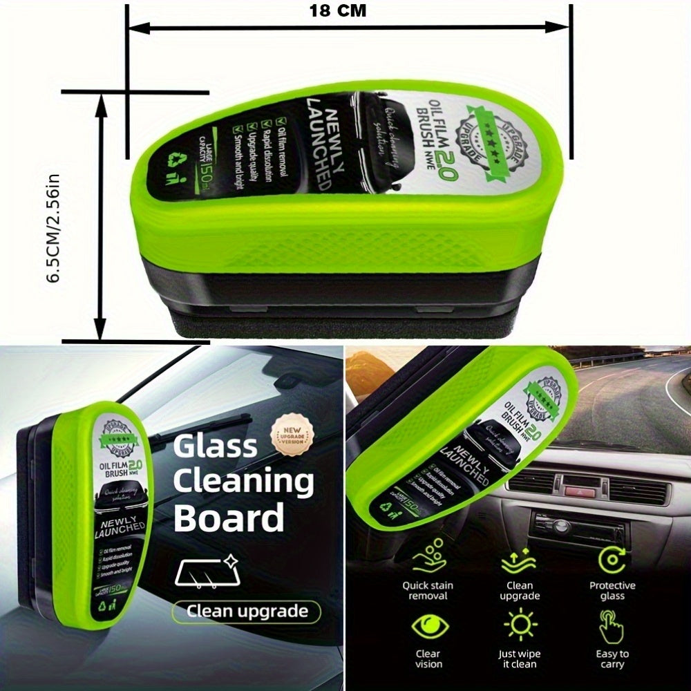 Automotive Oil Film Cleaning Brush, 2025 Upgraded Car Oil Film Cleaning Brush Pro 150ML,