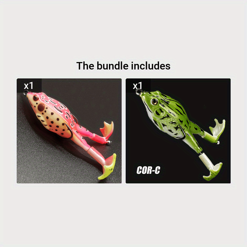 1pc ANFS Frog Leg Lure Fishing Reel - Soft Artificial Fish Bait