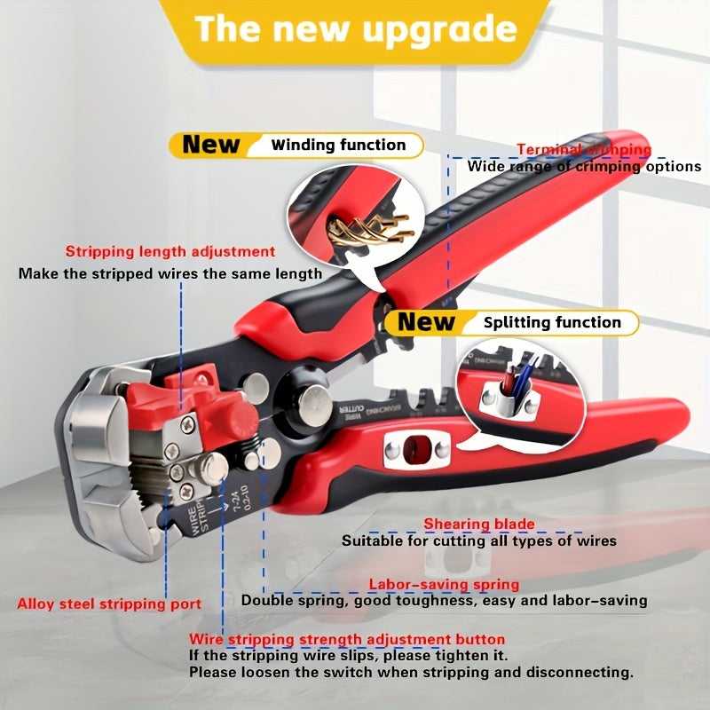 Professional Electrician's Automatic Wire Stripper -