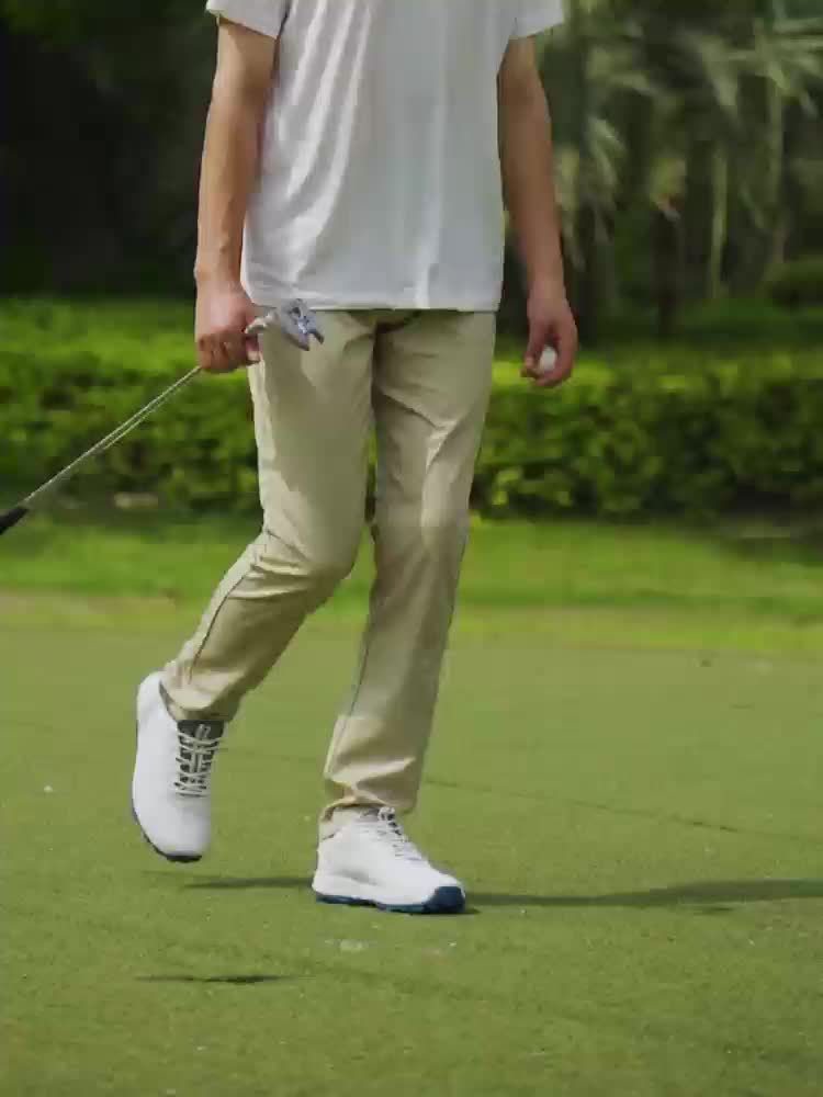 Men's Non-slip Spiked Golf Shoes, Professional Lace Up Sports Sneakers For Golf Training