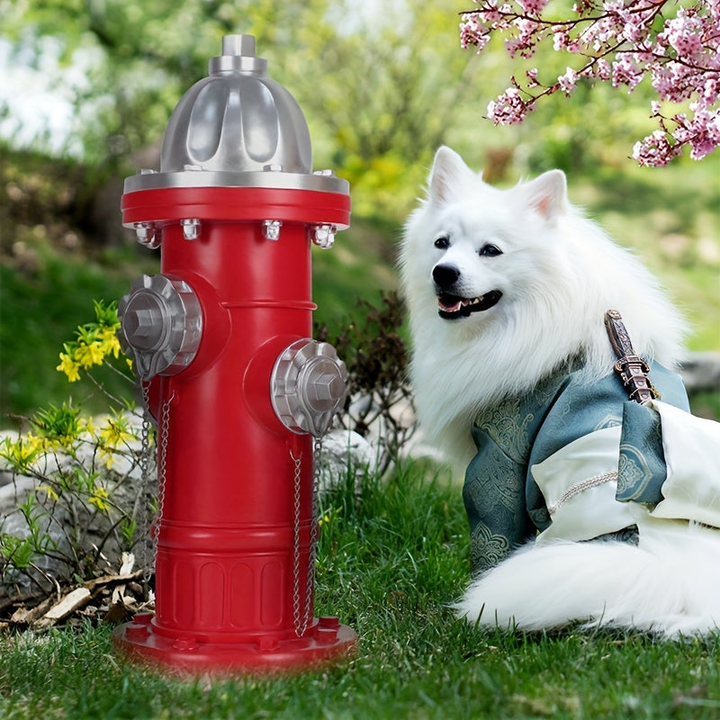 Large Fire Hydrant Resin Dog Urinal, Fire Hydrant Training Dog Toys, Outdoor Lawn Creative Ornament Outdoor Patio Forest Landscape Decoration