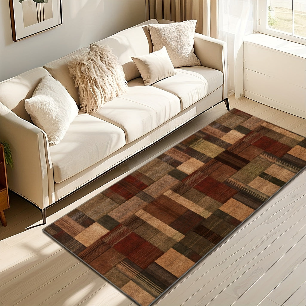 2D Printed Rugs for Stylish Home Decor, Suitable for Commercial Spaces. Long Runner Carpets for Living Rooms, Sofa Mats, Bedroom Rugs, Bedside Mats, And Entrance Doormats. Ideal for Dining Tables And Coffee Tables, Applicable