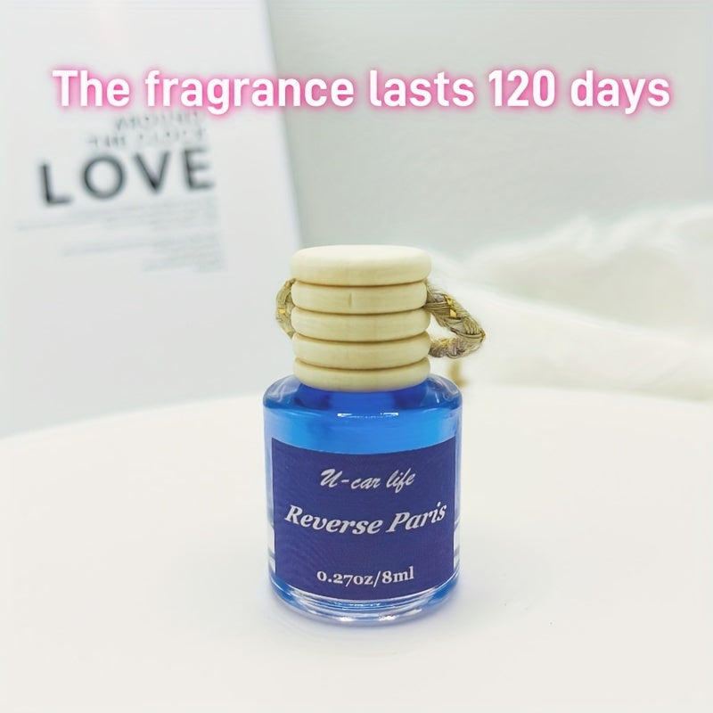 1PC Car Air Fragrance Oil Diffuser, Car Air Freshener, Car Oil Air Freshener, Car Oil Diffuser, Wood Automotive Air Fresheners, Long Lasting Car Air Freshener 8ml