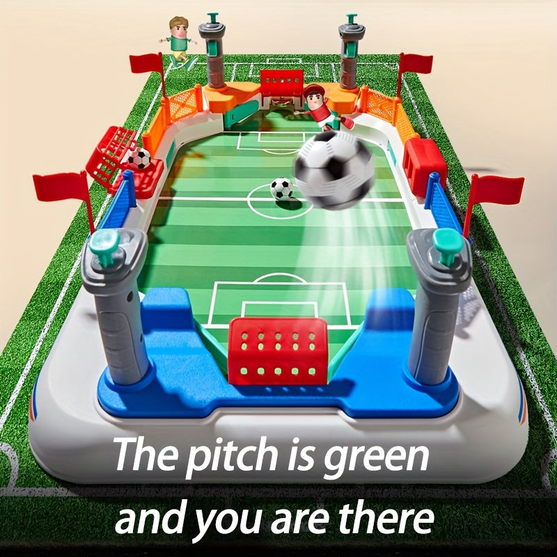 [2-in-1 Interactive Football Game] 1pc Interactive Table Football Game for Youngsters