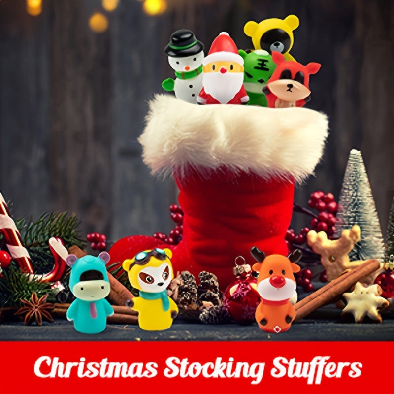 Vanmor 24-Day Christmas Advent Calendar - Finger Puppets, Toys & Fillers For Kids