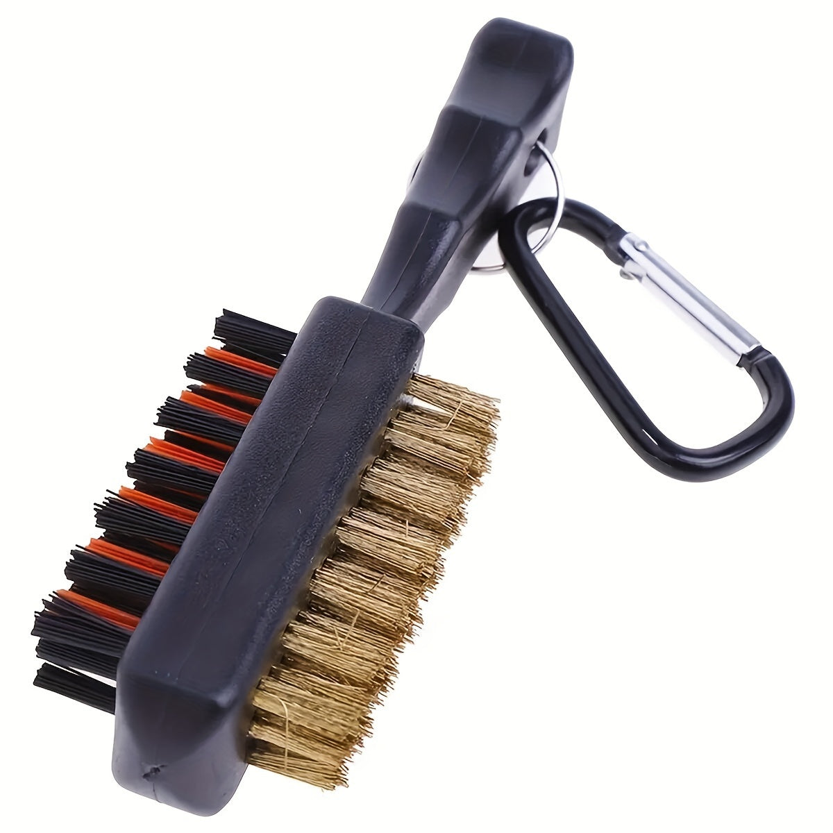 1pc Golf Ball Cleaning Brush, Double Sided Metal Bristles For Deep Cleaning, Golf Accessories