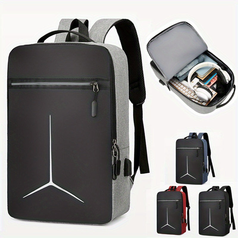 Waterproof Sports Backpack with USB Charging Ports and Reflective Strip - Ideal for Outdoor Travel and Sports - Perfect Gift for Men