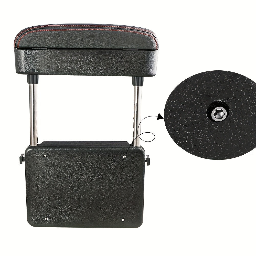[Adjustable | Car Armrest] ABS Material Adjustable Height Car Armrest Cushion