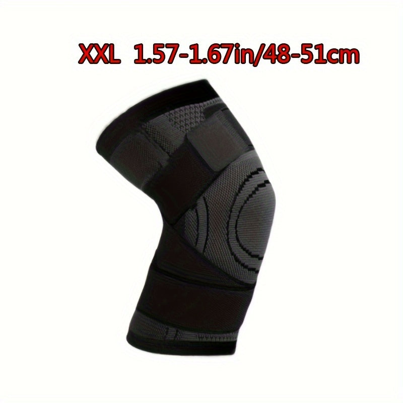 1pc Strap Knee Protector Sports Knee Support Adjustable Compression Breathable Joint Protection Sports Knee Protector Strap Compression Basketball Running