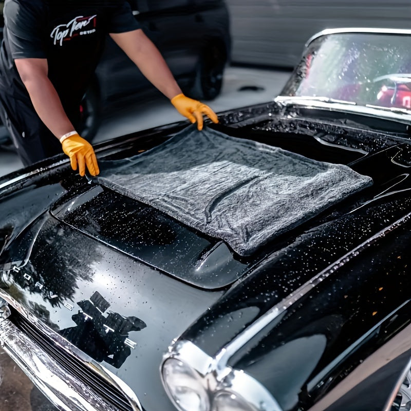 Twist Pigtail Towel Polyester Brocade Cleaning Towel,