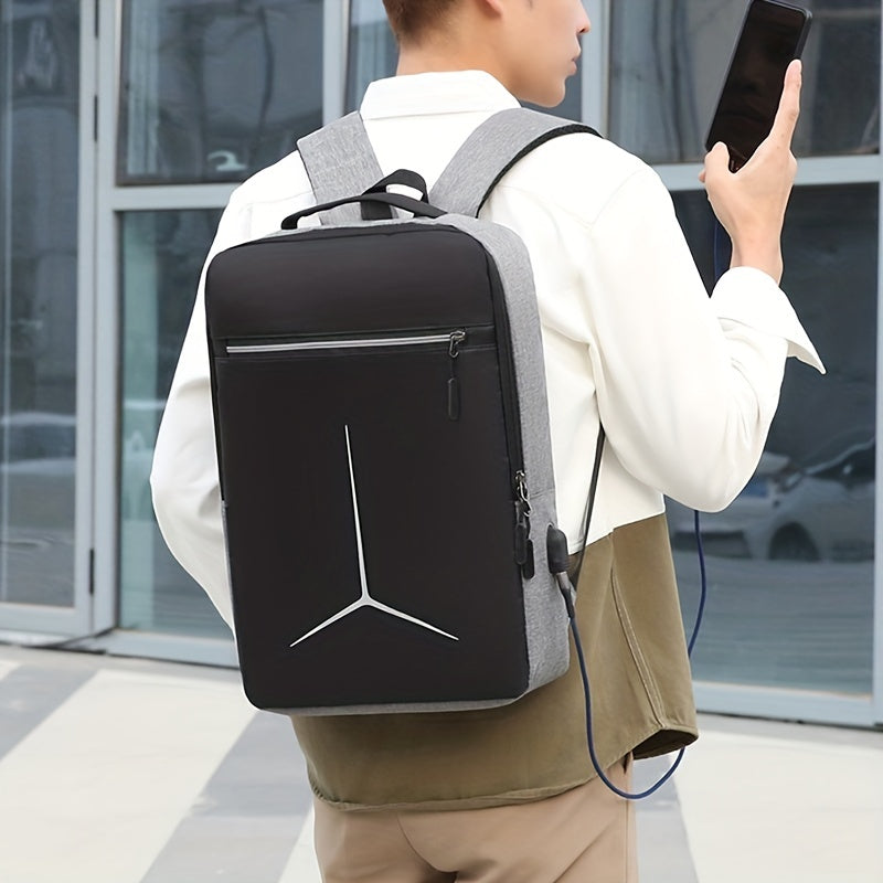 Waterproof Sports Backpack with USB Charging Ports and Reflective Strip - Ideal for Outdoor Travel and Sports - Perfect Gift for Men