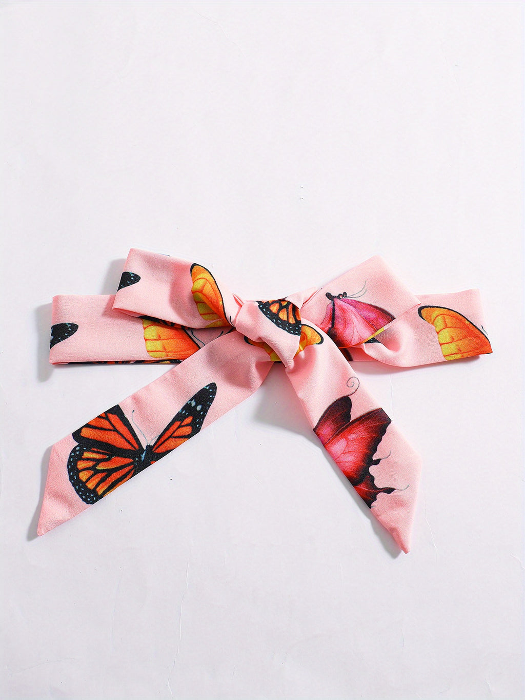 Trendy Girls' Butterfly Romper with Ruffles and Belt - Perfect for Summer!