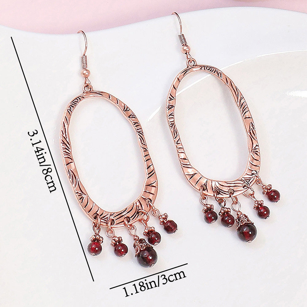 1 Pair/4 Pairs Vintage Style Women's Pendant  Tassel Earrings