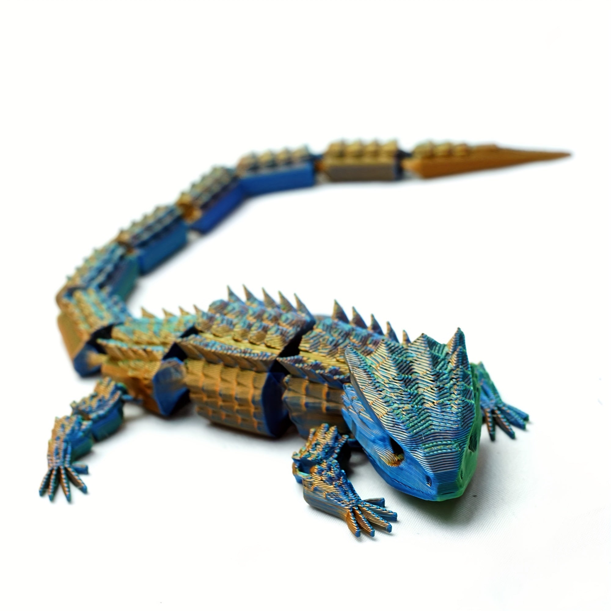 3D printed lizard laser crocodile joints that can be moved, Class A animals t