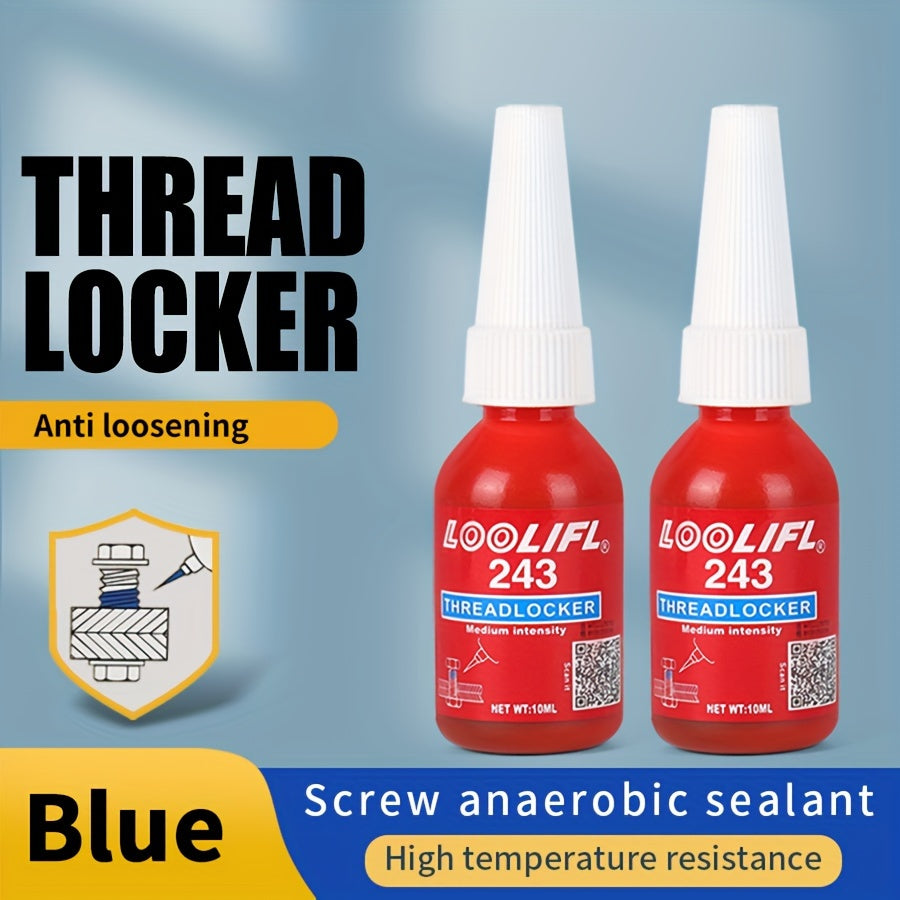 1/3pcs Multifunctional Vitamin Adhesive 222/243 Medium High Strength Screw Glue Medium High Strength Automotive Special Screw Glue Anti-slip Fastening Anaerobic Glue Removable And More