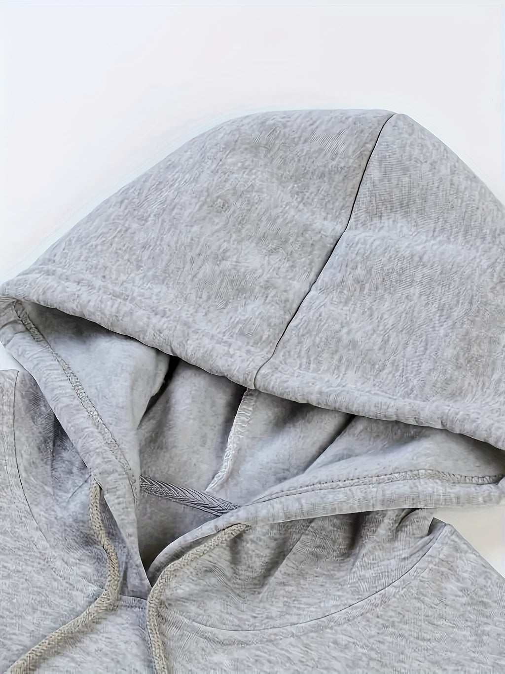 Mens Geometric Pattern Hooded Sweatshirt - Stretchy Pullover with Kangaroo Pocket, Applique Details, and Machine Washable Polyester Fabric - Casual Sports Style for Everyday Wear