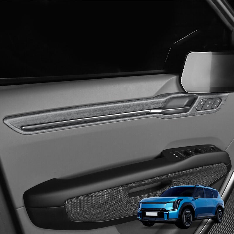 LHD ABS Inner Door Handle Bowl Panel Cover Trim for Kia EV9 2024-2025