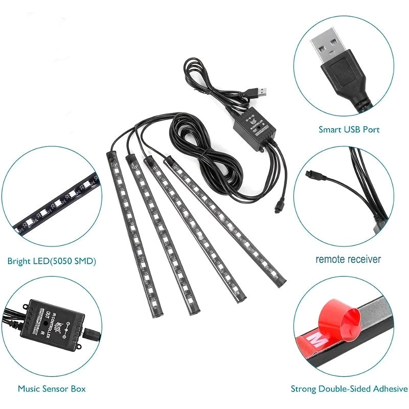 Easy Installation, Automotive High Brightness Neon Kits,