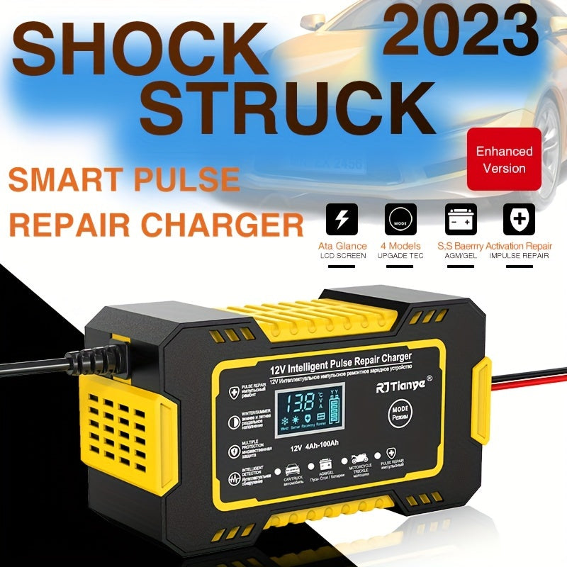 [Smart Battery Charger] RJTIANYE Smart Pulse 12V 6A Battery Charger