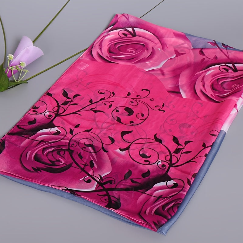 Fashionable Chiffon Scarves for Spring And Summer, Women'S Summer Sun Protection Shawls,