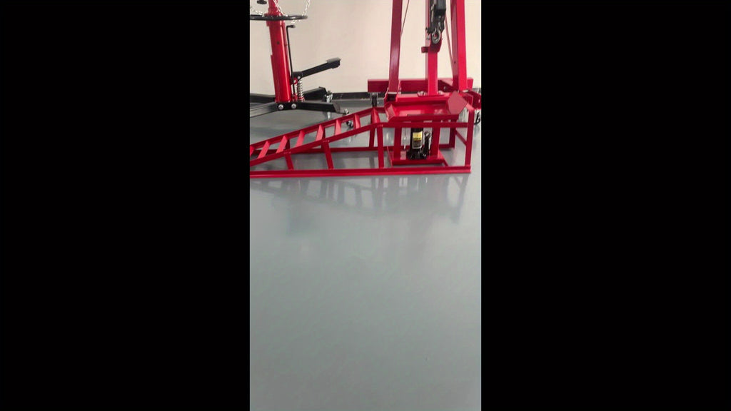 [Hydraulic Car Ramps] Car Ramps 2 Pack Hydraulic High Lift Service Vehicle Ramps 5T 11023 Lbs Automotive Truck Wheel Ramps for Oil Changes with Support Jack for DIY Repair Stores Auto Beauty Stores